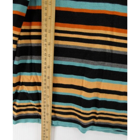 Missoni Sweater 8 Turtleneck Sport Pullover Striped Colorful 44 * - Picture 4 of 11